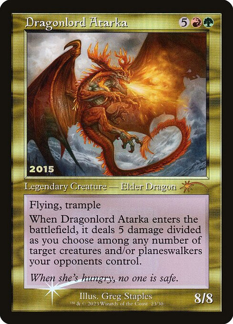 Dragonlord Atarka (P30A) (Foil) (#23)