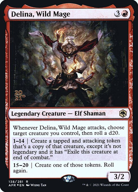 Delina, Wild Mage (PAFR) (Foil) (#138s)