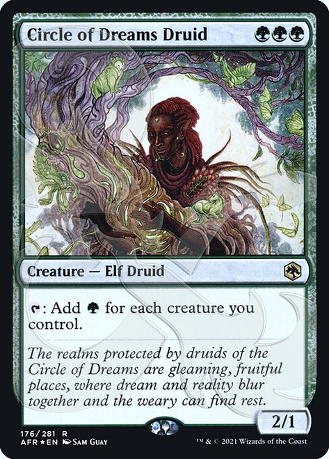 Circle of Dreams Druid (PAFR) (Foil) (#176a)
