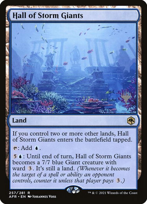 Hall of Storm Giants (PAFR) (Foil) (#257p)