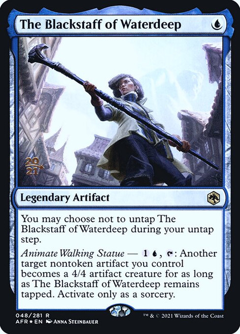 The Blackstaff of Waterdeep (PAFR) (Foil) (#48s)