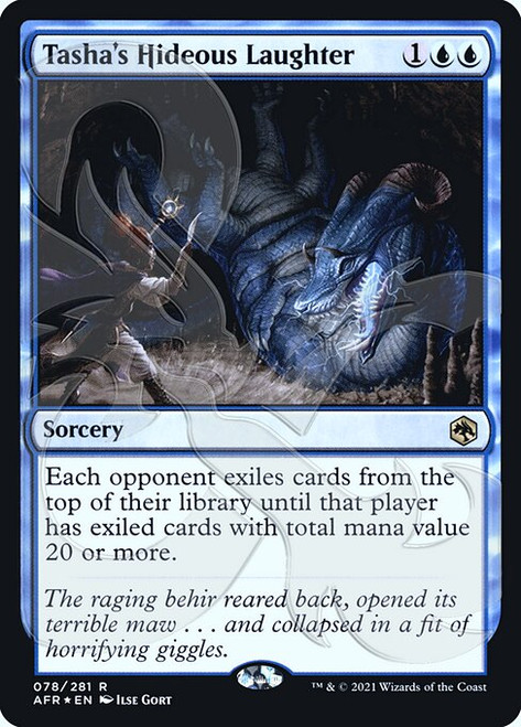 Tasha's Hideous Laughter (PAFR) (Foil) (#78a)