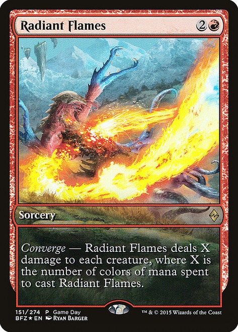 Radiant Flames (PBFZ) (Foil) (Full Art) (#151)