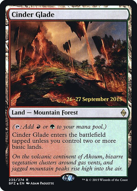 Cinder Glade (PBFZ) (Foil) (#235s)
