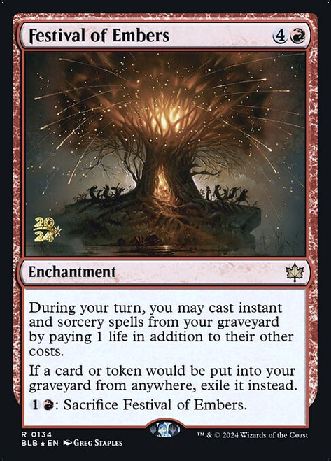 Festival of Embers (PBLB) (Foil) (#134s)