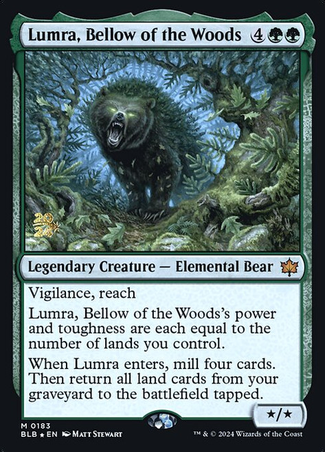 Lumra, Bellow of the Woods (PBLB) (Foil) (#183s)