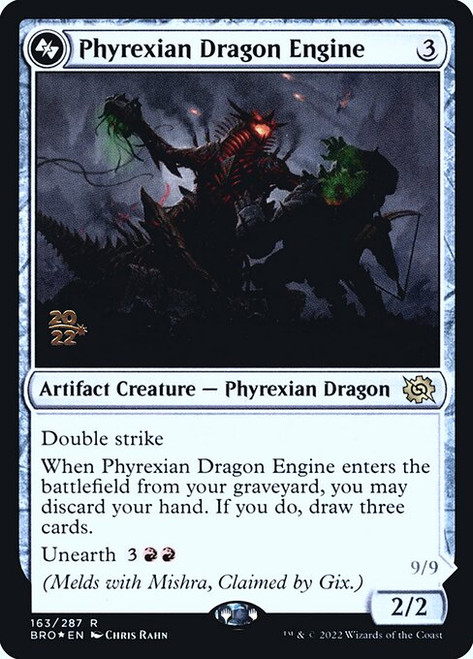 Phyrexian Dragon Engine (PBRO) (Foil) (#163as)