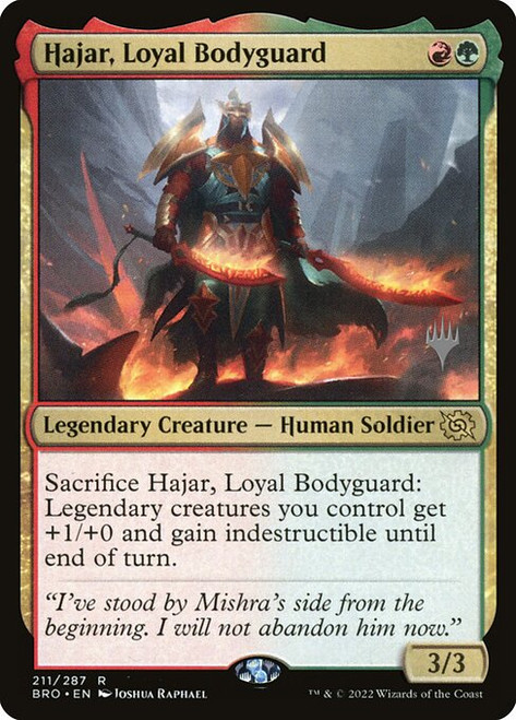 Hajar, Loyal Bodyguard (PBRO) (#211p)