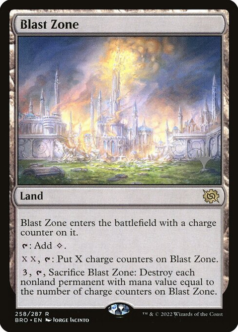 Blast Zone (PBRO) (Foil) (#258p)
