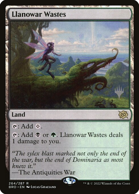 Llanowar Wastes (PBRO) (Foil) (#264p)
