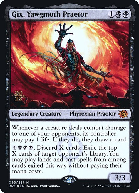 Gix, Yawgmoth Praetor (PBRO) (Foil) (#95s)