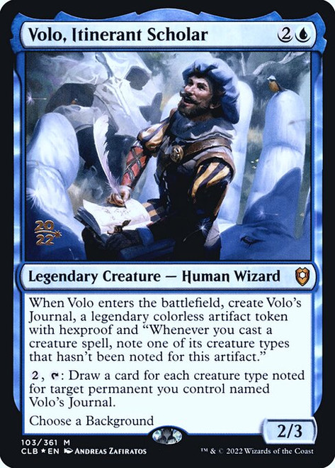 Volo, Itinerant Scholar (PCLB) (Foil) (#103s)