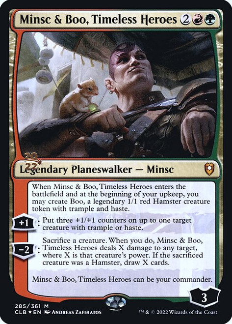 Minsc & Boo, Timeless Heroes (PCLB) (Foil) (#285s)