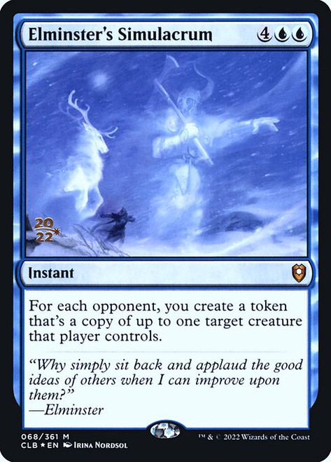 Elminster's Simulacrum (PCLB) (Foil) (#68s)
