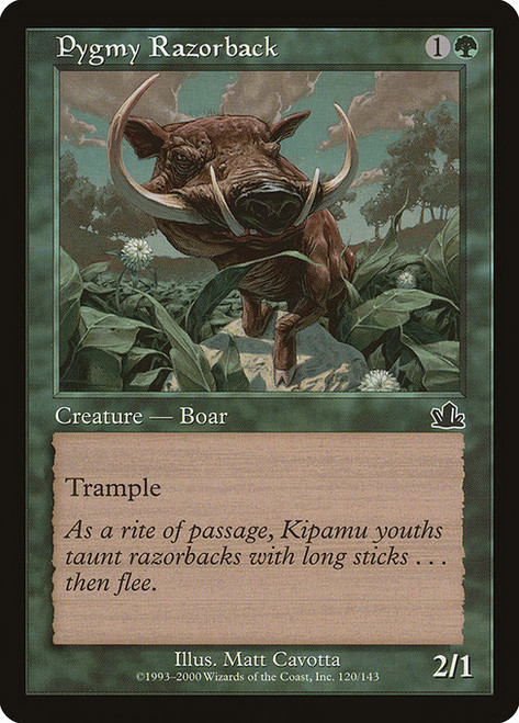 Pygmy Razorback (PCY) (Foil) (#120)