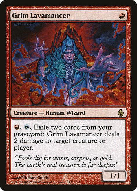 Grim Lavamancer (PD2) (Foil) (#1)