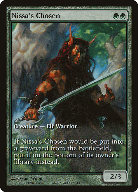 Nissa's Chosen (PDCI) (Full Art) (#34)