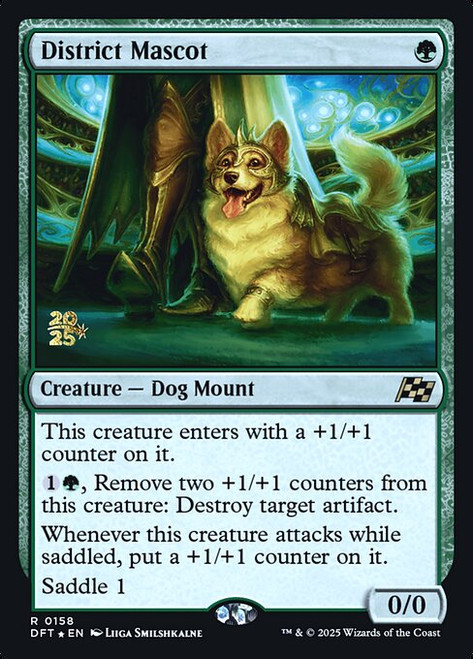District Mascot (PDFT) (Foil) (#158s)