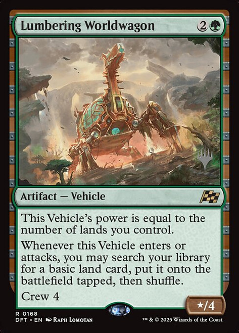 Lumbering Worldwagon (PDFT) (Foil) (#168p)