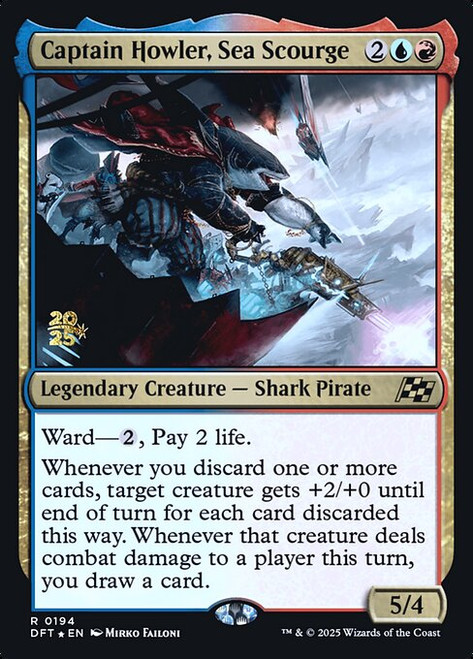 Captain Howler, Sea Scourge (PDFT) (Foil) (#194s)