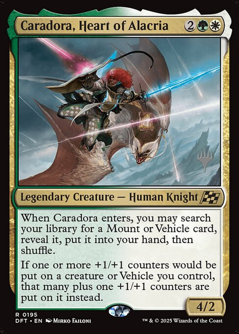 Caradora, Heart of Alacria (PDFT) (Foil) (#195p)