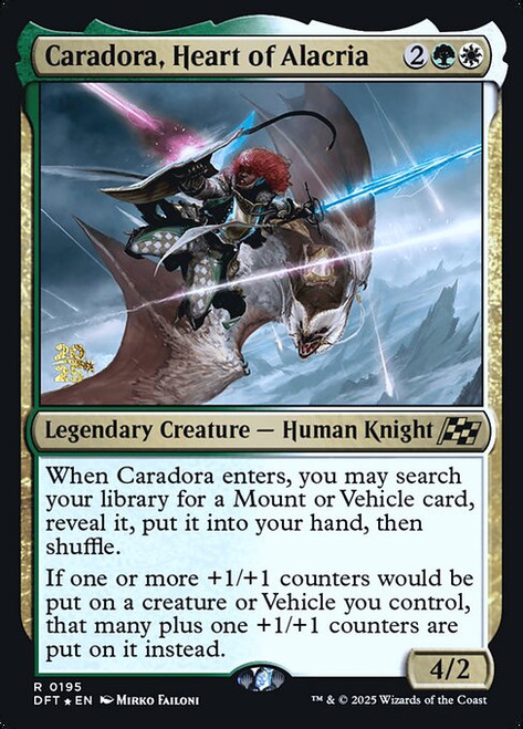 Caradora, Heart of Alacria (PDFT) (Foil) (#195s)