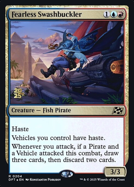 Fearless Swashbuckler (PDFT) (Foil) (#204s)
