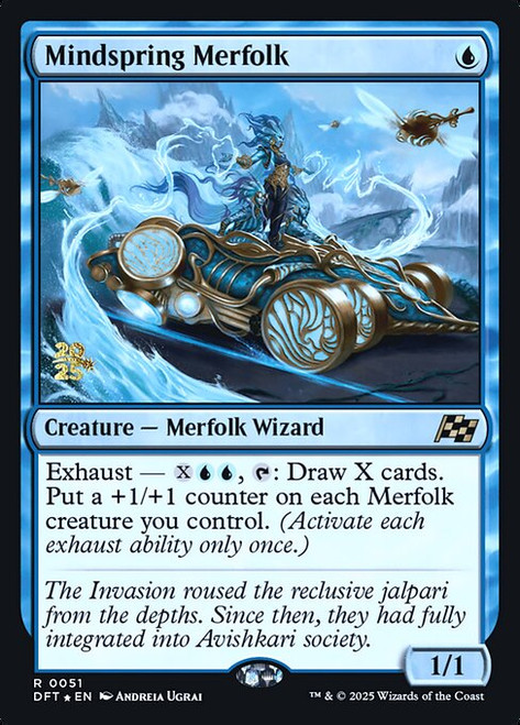 Mindspring Merfolk (PDFT) (Foil) (#51s)