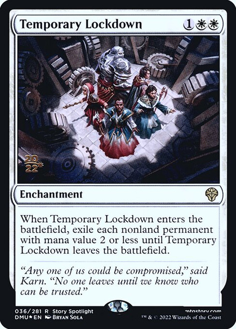 Temporary Lockdown (PDMU) (Foil) (#36s)