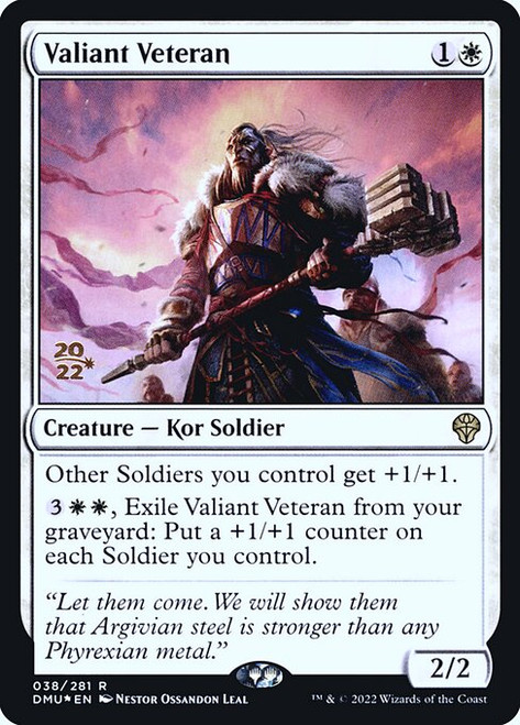 Valiant Veteran (PDMU) (Foil) (#38s)