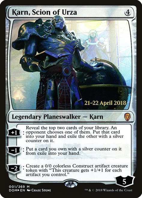 Karn, Scion of Urza (PDOM) (Foil) (#1s)