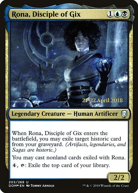 Rona, Disciple of Gix (PDOM) (Foil) (#203s)