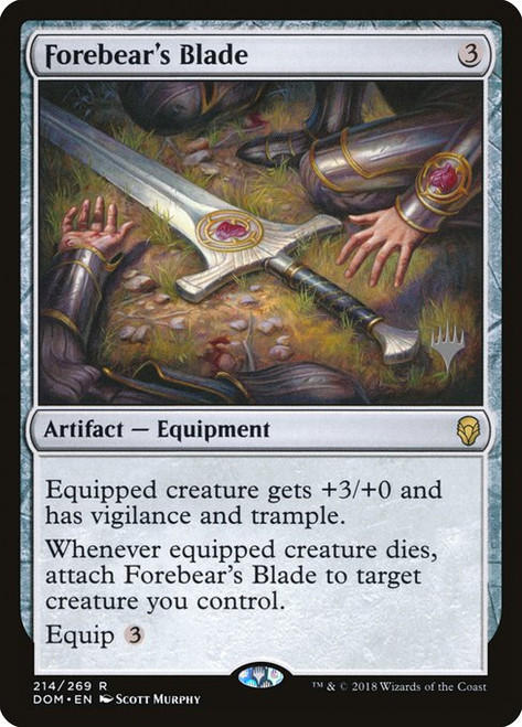 Forebear's Blade (PDOM) (Foil) (#214p)