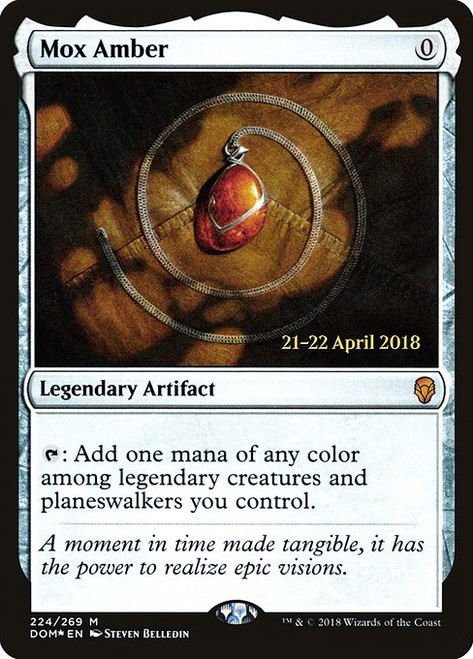 Mox Amber (PDOM) (Foil) (#224s)