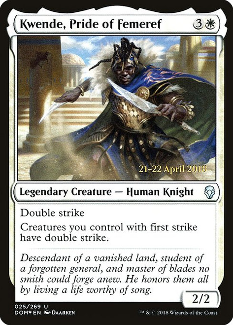 Kwende, Pride of Femeref (PDOM) (Foil) (#25s)