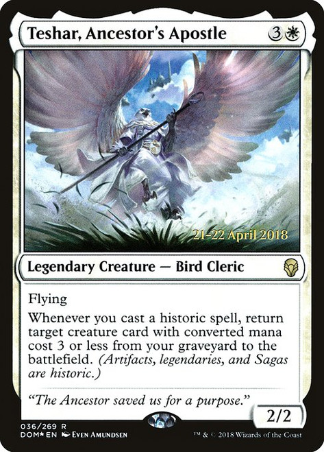 Teshar, Ancestor's Apostle (PDOM) (Foil) (#36s)