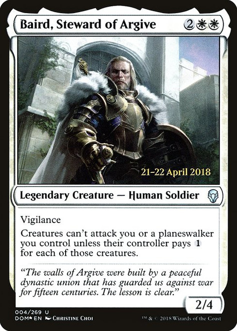 Baird, Steward of Argive (PDOM) (Foil) (#4s)