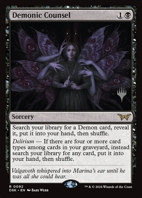 Demonic Counsel (PDSK) (#92p)