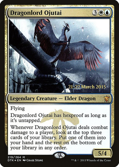 Dragonlord Ojutai (PDTK) (Foil) (#219s)