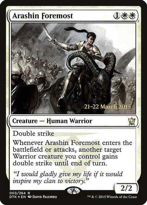 Arashin Foremost (PDTK) (Foil) (#3s)