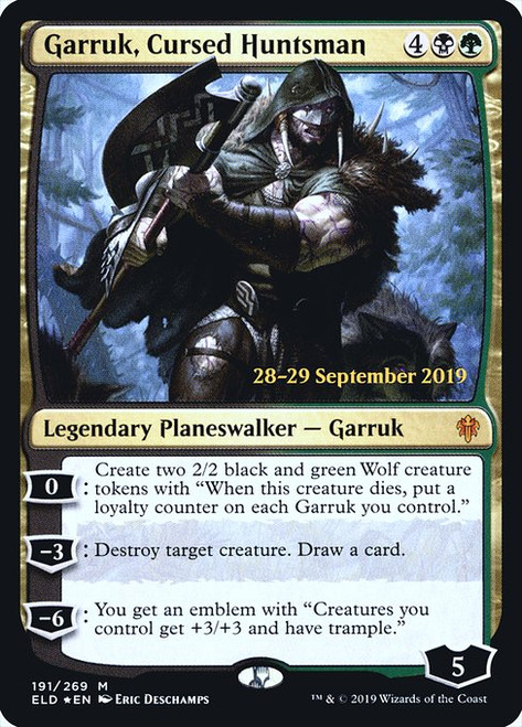 Garruk, Cursed Huntsman (PELD) (Foil) (#191s)