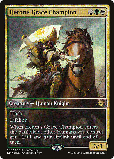 Heron's Grace Champion (PEMN) (Foil) (Full Art) (#185)