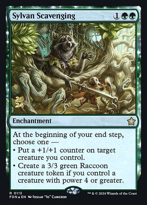 Sylvan Scavenging (PFDN) (Foil) (#113s)