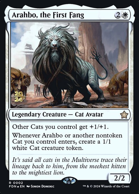 Arahbo, the First Fang (PFDN) (Foil) (#2s)