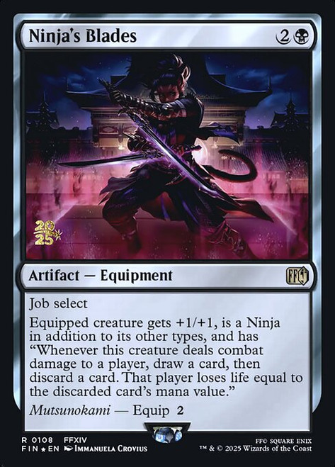 Ninja's Blades (PFIN) (Foil) (#108s)
