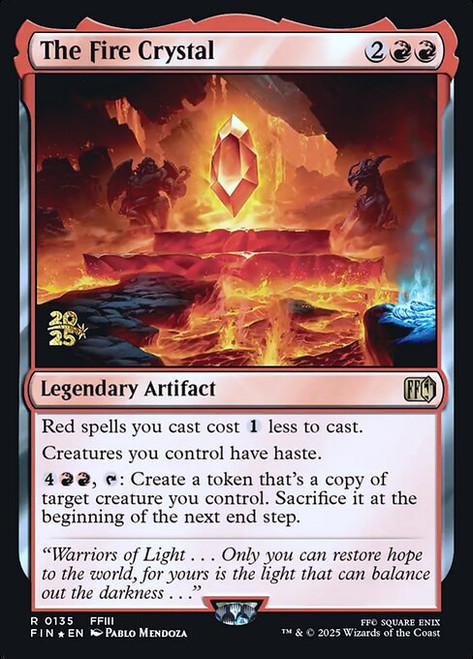The Fire Crystal (PFIN) (Foil) (#135s)