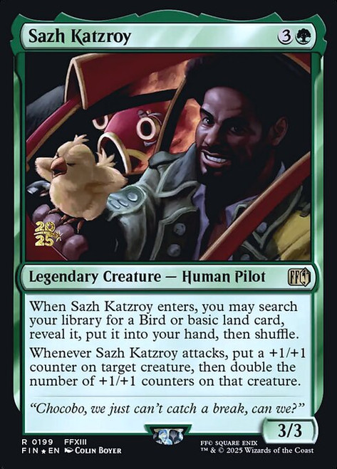 Sazh Katzroy (PFIN) (Foil) (#199s)