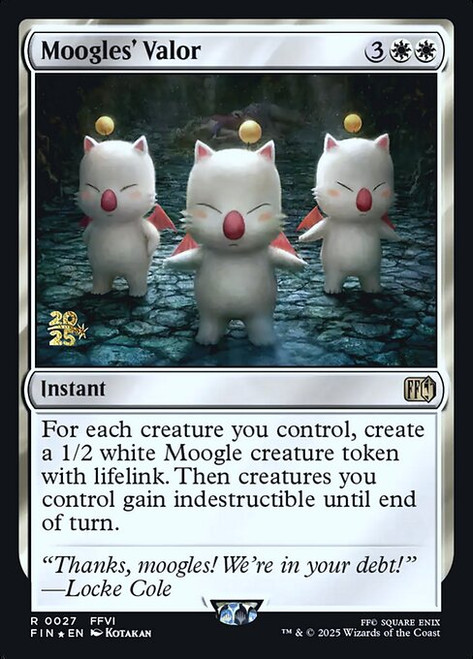 Moogles' Valor (PFIN) (Foil) (#27s)
