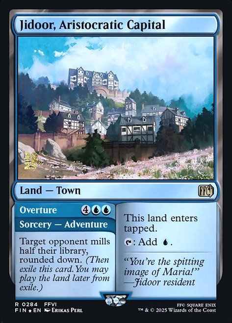 Jidoor, Aristocratic Capital // Overture (PFIN) (Foil) (#284s)