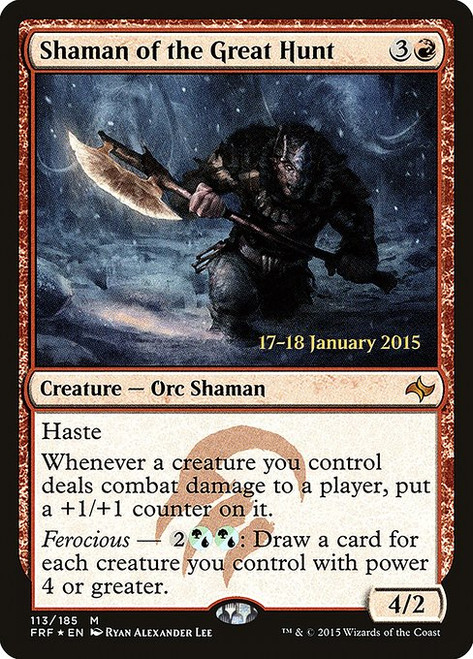 Shaman of the Great Hunt (PFRF) (Foil) (#113s)